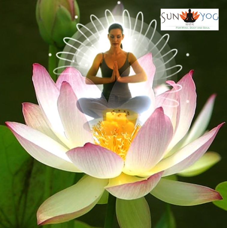 Meditation Power yoga pose by Sunyog