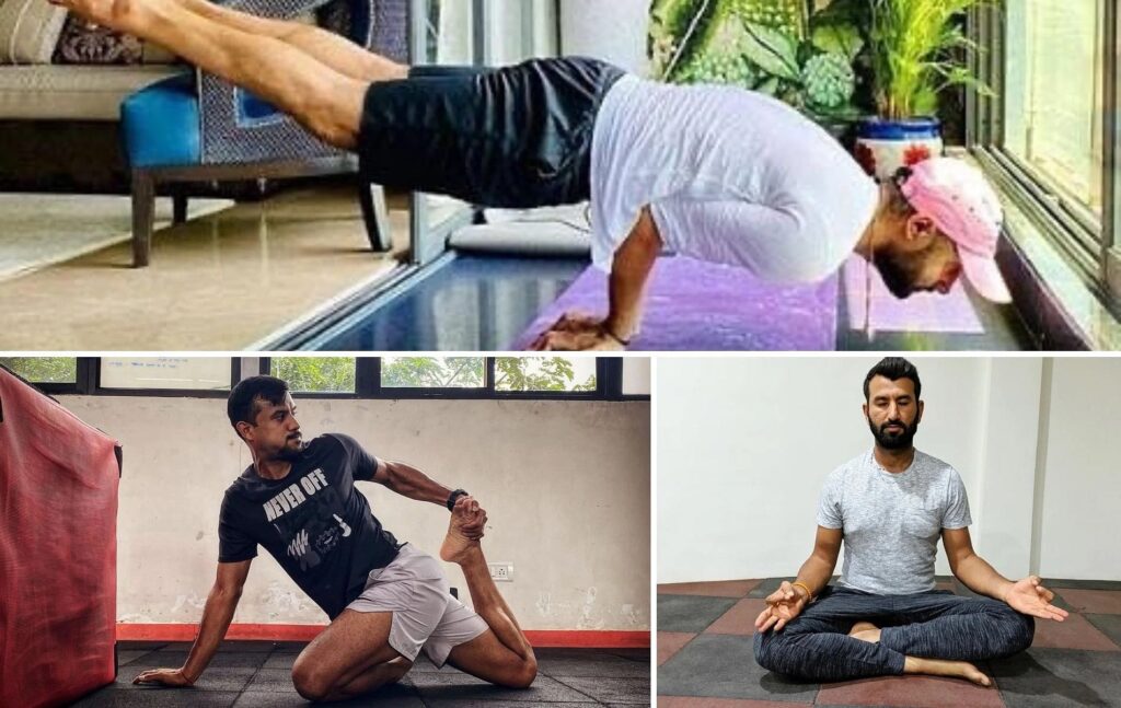 Daily practice of Meditation and yoga by Cricketers